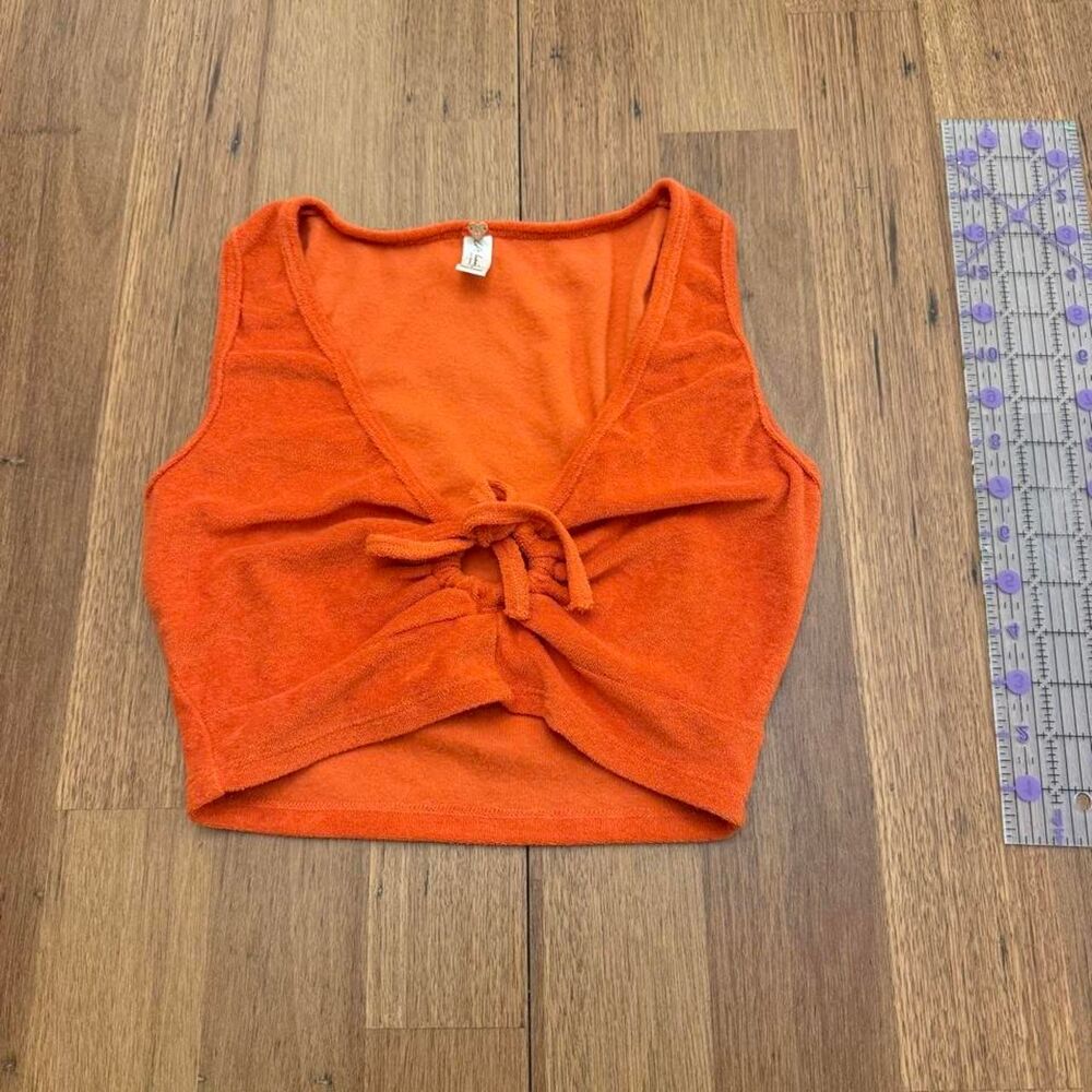 Pacsun Women's Orange Crop-top